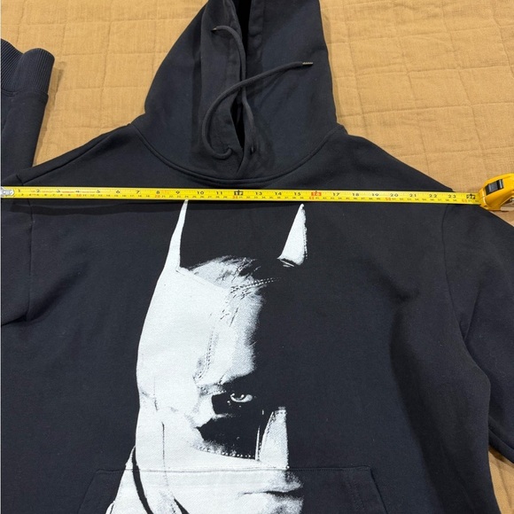 Batman X Midnight Studios Midnight Art DEPT Black Hoodie Oversized Cotton L/XL - Picture 12 of 14